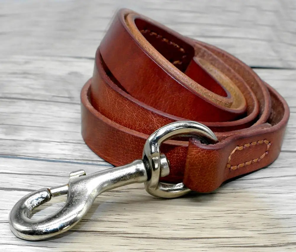 Leather Dog Leash – Premium Quality and Style